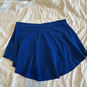 Blue Eurotard dance skirt